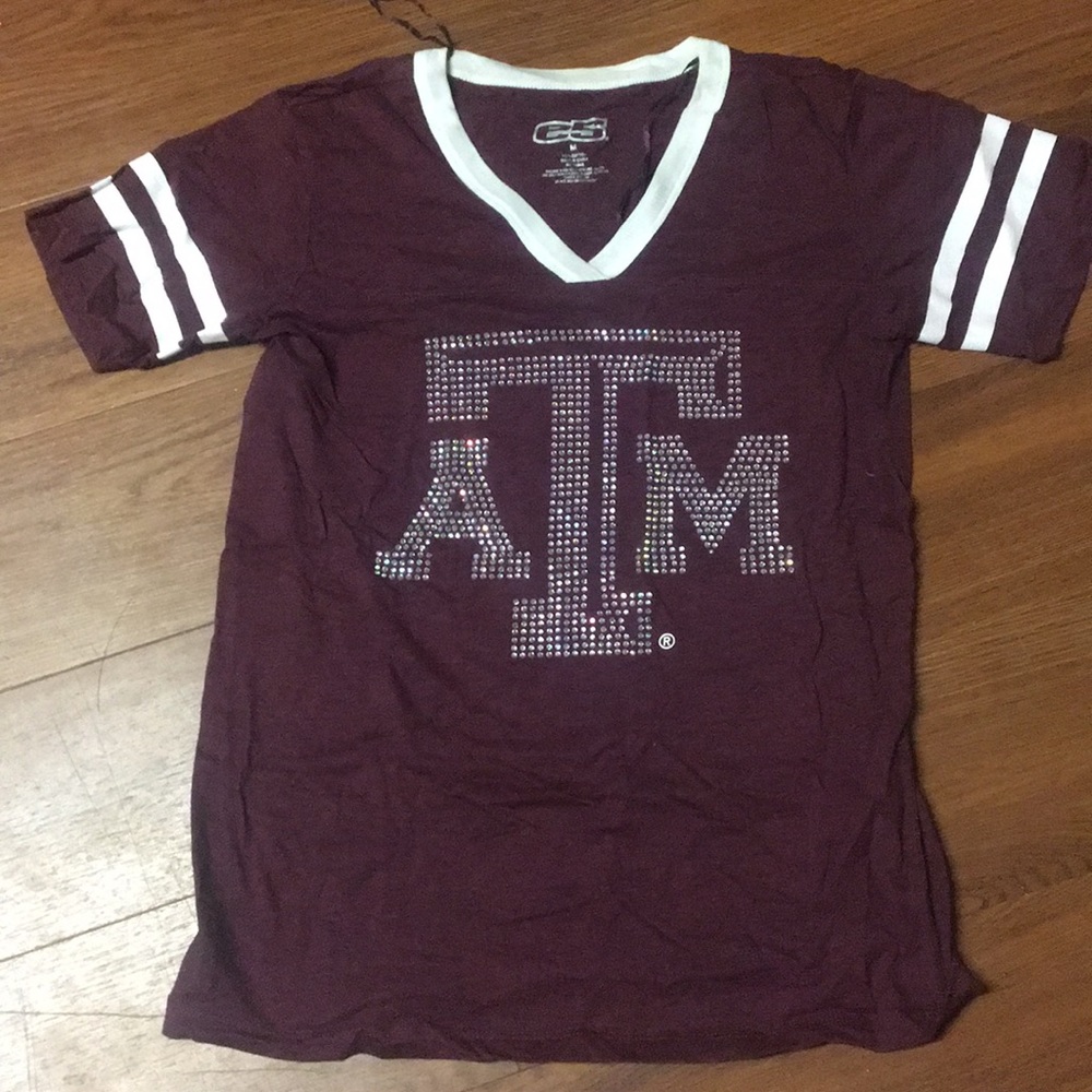 Rhinestoned Texas A&M Shirt